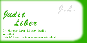 judit liber business card